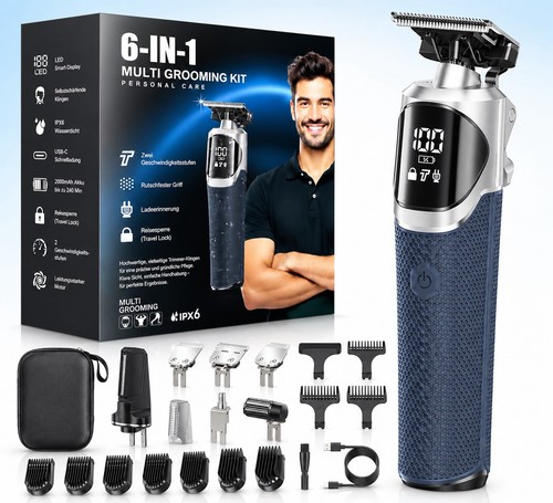 6in1 trimmer set herren - trimmer, |
